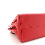 Caviar Small Accordion Flap Red
