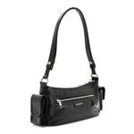 Agneau Arena Superbusy XS Sling Zip Shoulder Bag Black
