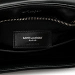 Calfskin Y Quilted Monogram Toy Loulou Crossbody Bag Black