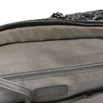 Nylon Quilted Tweed Stitch Bubble Camera Case Black