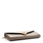 Vitello King Cruise FF Diamonds Continental Envelope Wallet On Chain Truffle Dove