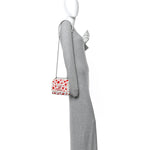 LV X YK Epi Infinity Dots Twist Shoulder Bag PM White Red