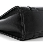 Grained Calfskin Small The Tote Bag Black
