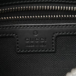 Soft GG Supreme Monogram Web Belt Bag Black Grey