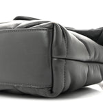 Lambskin Quilted Toy Loulou Puffer Monogram Chain Satchel Fog
