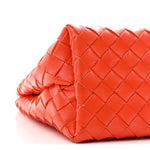 Nappa Intrecciato Small Andiamo With Chain Shoulder Bag Orange