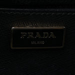 Saffiano Medium Galleria Double Zip Tote Black