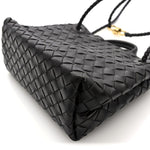 Nappa Intrecciato Small Andiamo Shoulder Bag Fondant