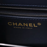 Shiny Caviar Preppy Coco Small Flap Navy