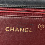 Lambskin Quilted Medium Single Flap Black