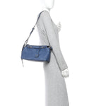 Cuoio Romano Selleria Denim Effect Medium By The Way Soft Boston Bag Blue