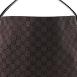 GG Supreme Monogram Large Beatrix Tote Dark Brown