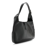 Calfskin Small Jackie O Hobo Black