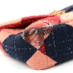 Tweed Quilted Medium Chanel 19 Flap Red Navy Multicolor