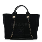 Mixed Fibers Small Deauville Tote Black
