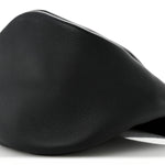 Grained Calfskin Large Slouchy Banana Bag Black
