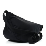 Nylon Slouchy Banana Two Bag Black