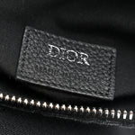 Oblique Mens Saddle Bag Black