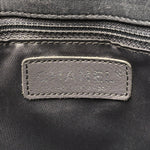 Vinyl Funny Tweed Patchwork Tote Grey