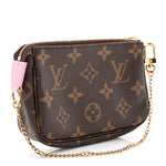 Monogram 2022 Christmas Animation Paris Mini Pochette Accessories Pink
