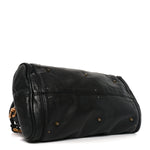 Calfskin Medium Paddington Satchel Black