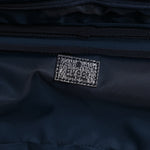 GG Supreme Monogram Textured Dollar Calfskin Web Small Savoy Cabin Trolley Beige Blue