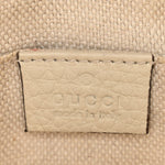 Pebbled Calfskin Small Soho Disco Bag Off White