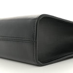 Calfskin Crocodile Embossed Effect Antony Messenger Crossbody Black