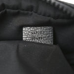 Nylon Monogram Fanny Pack Belt Bag Black
