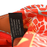 Silk Balusoie Vache Hunter La Promenade du Matin Bandana Bag Orange Poppy Fauve