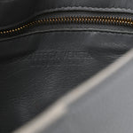 Grained Calfskin Maxi Intrecciato Cassette Crossbody Bag Deep Blue