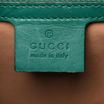 Calfskin Snakeskin Small Lilith Top Handle Bag Green