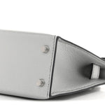 Metallic Chevre Chamkilight Mini Kelly Sellier 20 Argent