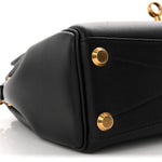 Smooth Calfskin Mini Bel Air Carry All Bag Black
