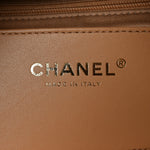 Calfskin Quilted Small Maxi Hobo Beige