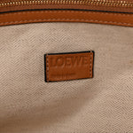 Calfskin Large Flamenco Knot Bag Warm Desert