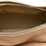 Lambskin Quilted CC Chocolate Bar Barrel Bag Beige