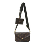 Monogram Felicie Strap & Go Kaki