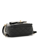 Caviar Quilted Small CC Day Backpack Black