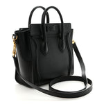 Smooth Calfskin Nano Luggage Black