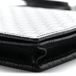 Soft Microguccissima Crossbody Wallet Black