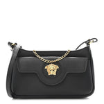 Grained Calfskin La Medusa Mini Bag Black