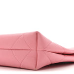 Caviar Quilted A Real Catch Clutch Pink