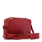 Vitello Phenix Camera Bag Rosso