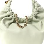 Mellow Nappa Lambskin Small Squeeze Bag Spring Jade