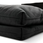 Grained Calfskin Duo Bag Black