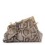 Snakeskin Small Fendi First Light Pink