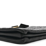 Lambskin Embossed Monogram Coussin PM Black