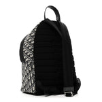 Oblique Calfskin Rider Backpack Beige Black