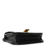 Goatskin Medium Classic Box Flap Bag Black